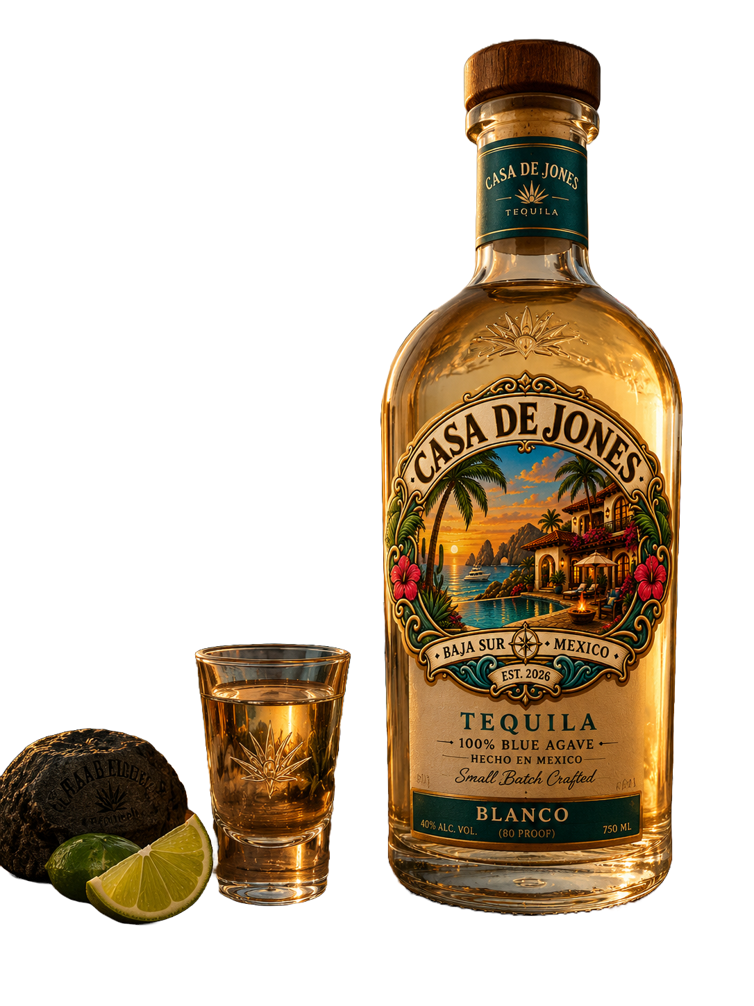 Casa de Jones Tequila Label
